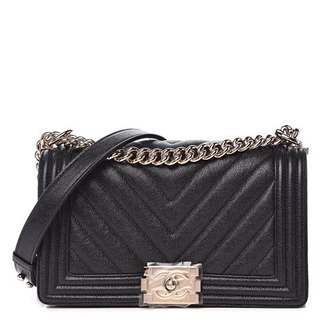 chanel boy bag medium caviar chevron|CHANEL Metallic Caviar Chevron Quilted Medium Boy Flap Dark .